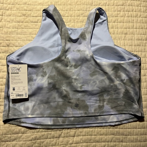 Athleta Conscious Textured Crop Size 2X (D-DD cups) NWT - Picture 3 of 3